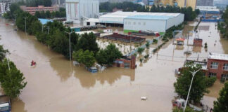 الفيضانات الصين