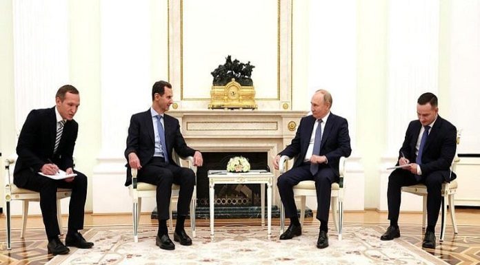 لقاء الرئيس الأسد وبوتين لم يتطرق إلى لقاء أردوغان