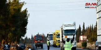 وزارة النقل تعيد فتح الطريق الدولي حمص-دمشق بعد استهداف العدو الإسرائيلي له